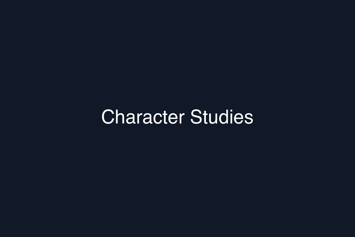 Character Studies 2025